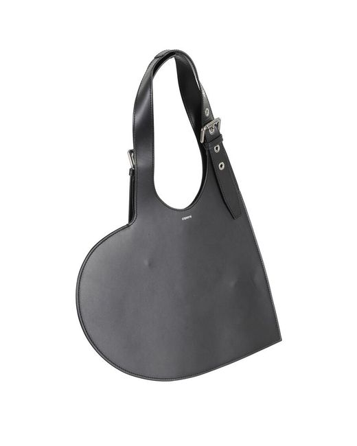 Coperni Black Belt Heart Tote