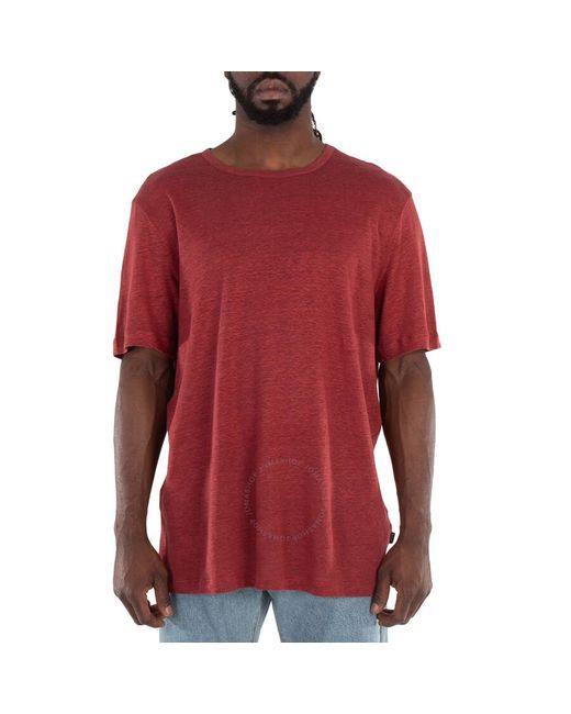 Boss Red Short Sleeve Crew Neck T-Shirt for men