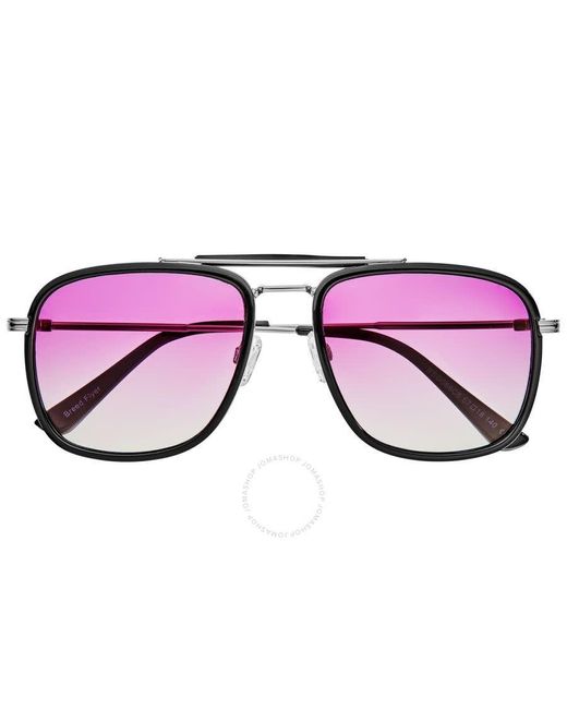 Breed Pink Black Pilot Sunglasses Bsg068c5 for men