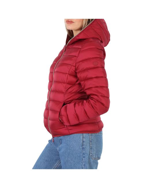 Save The Duck Red Alexis Puffer Jacket