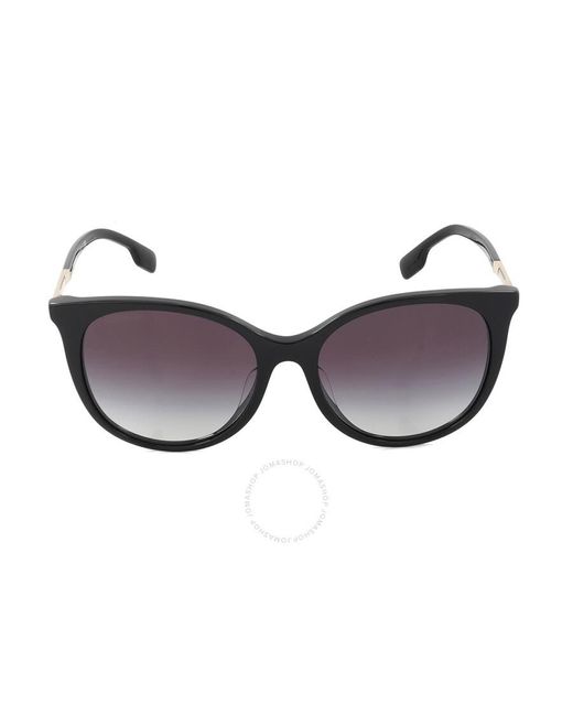 Burberry Brown Alice Gray Gradient Cat Eye Sunglasses Be4333f 30018g 55