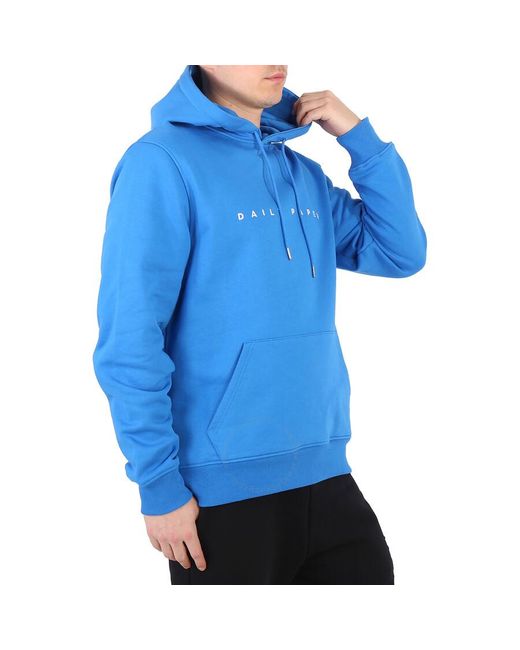 Daily Paper Blue French Alias Cotton Hoodie for men