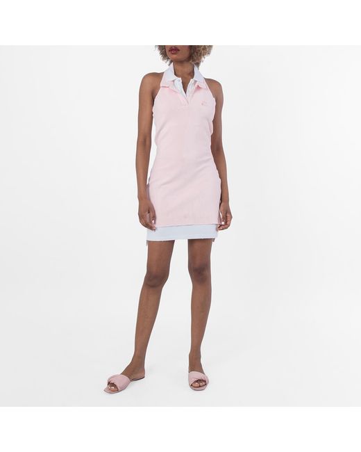Alexander Wang Pink Layered Polo Mini Dress