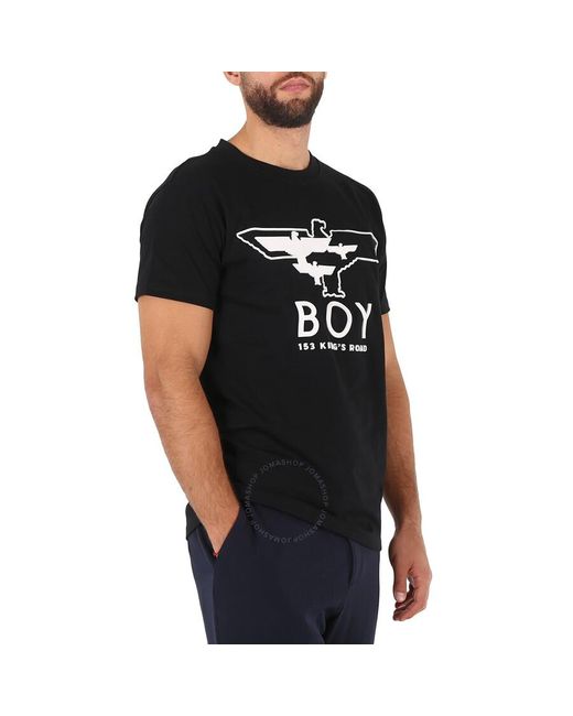 BOY London Black Cotton Boy Myriad Eagle T-shirt