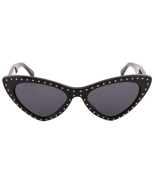 Moschino Multicolor Mchino Grey Cat Eye Sunglasses M0006/s 0807/ir 52