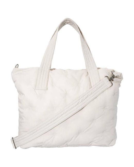 Bonpoint White Embroidered Diaper Bag
