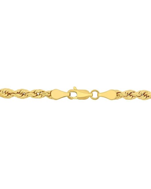 Amour Metallic 18 Inch Rope Chain Necklace for men