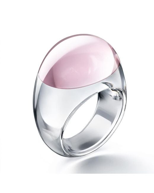 Baccarat Pink Tango Sterling Silver