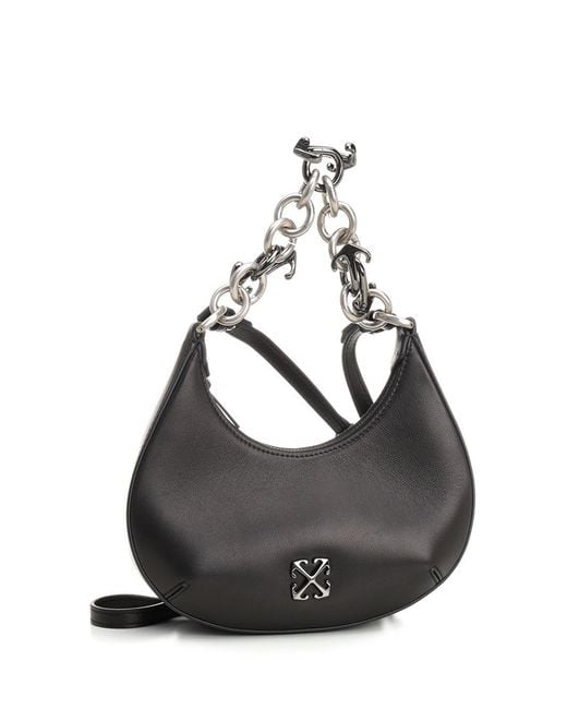 Off-White c/o Virgil Abloh Black Hemisphere Shoulder Bags