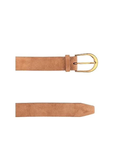Brunello Cucinelli Multicolor Emmer Suede Belt With Buckle