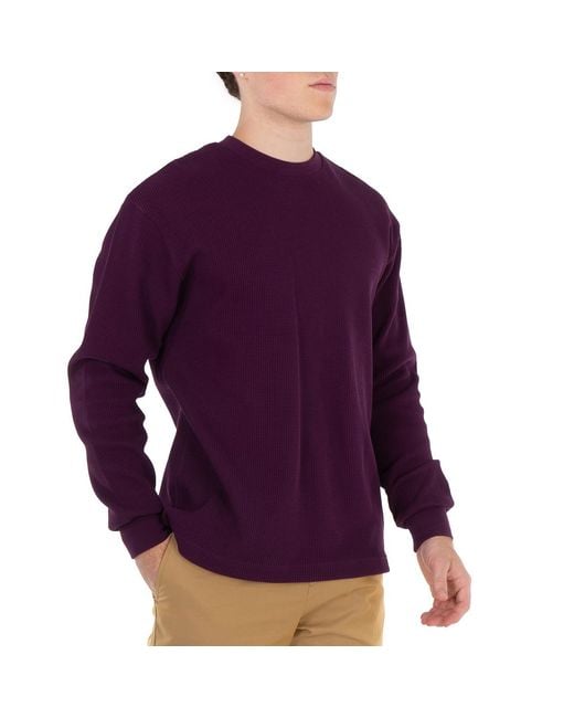 Burberry Purple Ekd Printed Cotton Sweatshirt for men