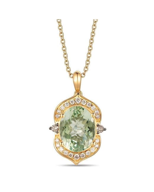 Le Vian Metallic Ladies Mint Julep Quartz Necklaces Set