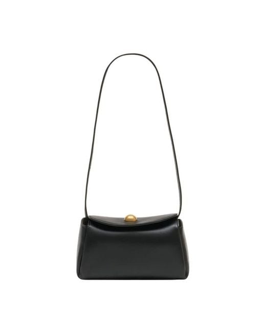 AMI Black Mini Carrousel Shoulder Bag