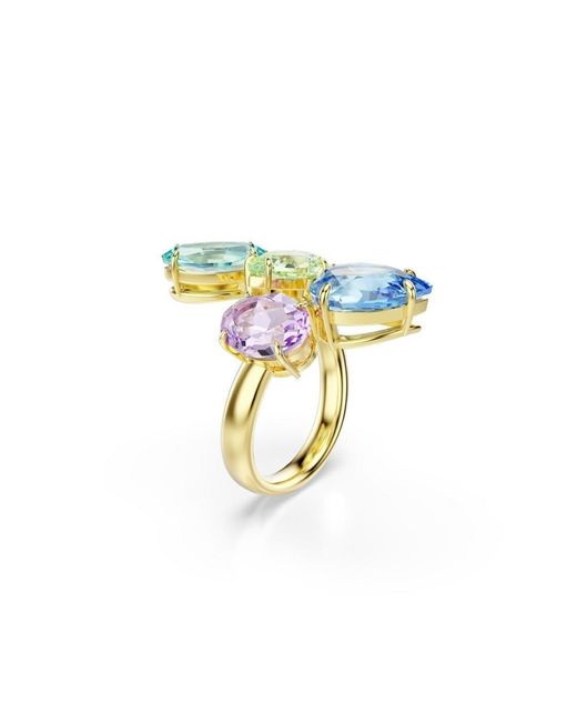 Swarovski Green Gema Crystal Open Ring