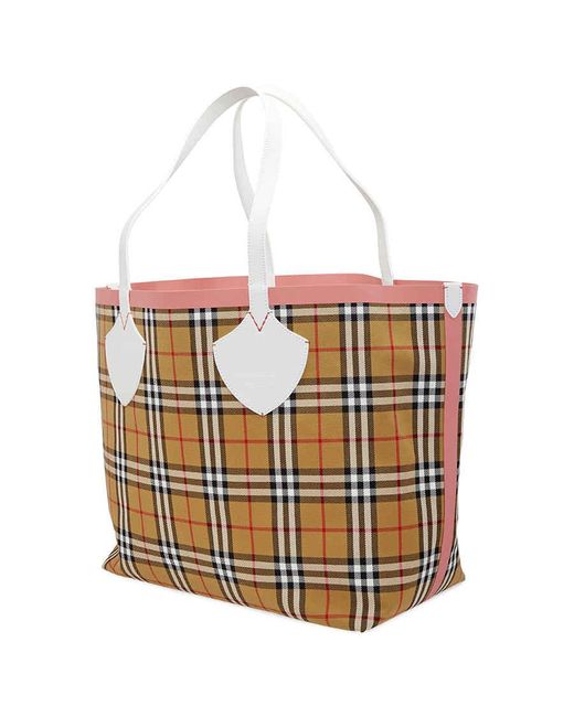 Burberry Multicolor The Giant Reversible Tote In Vintage Check
