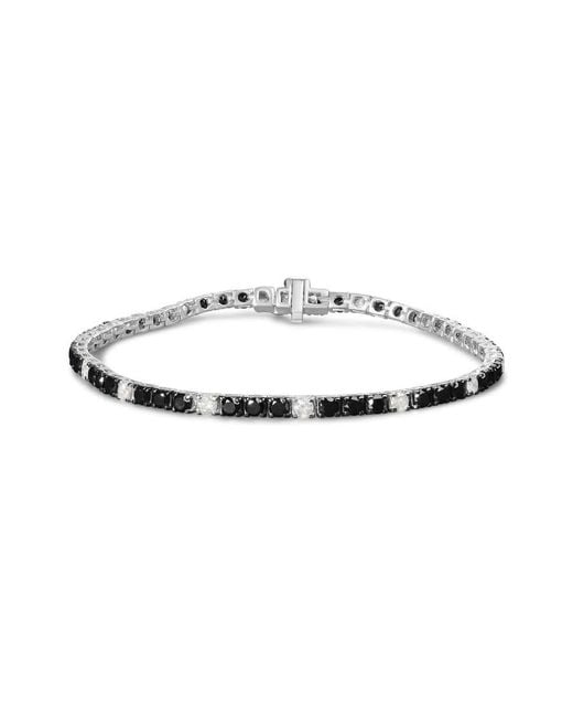 Haus of Brilliance White 925 Sterling 5.0 Cttw And Diamond Tennis Bracelet