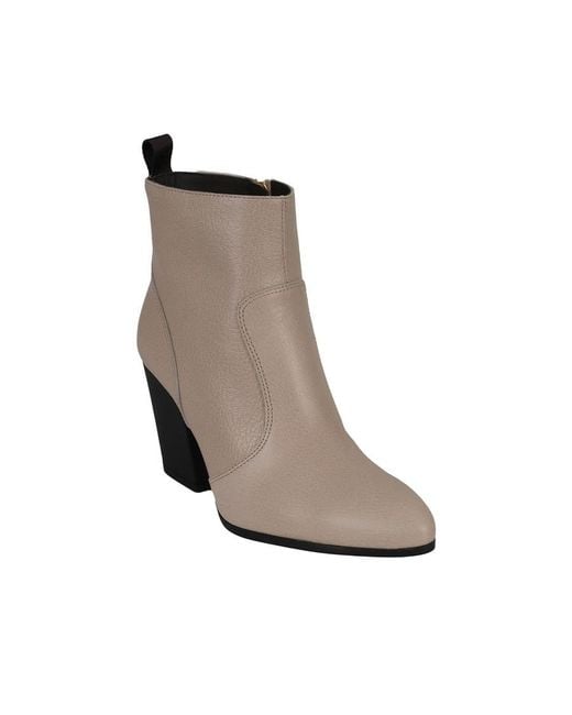 Hogan Brown Pointed-Toe Ankle Boots