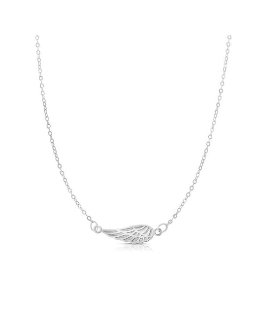 Tresorra Metallic 14K Angel Wing Necklace