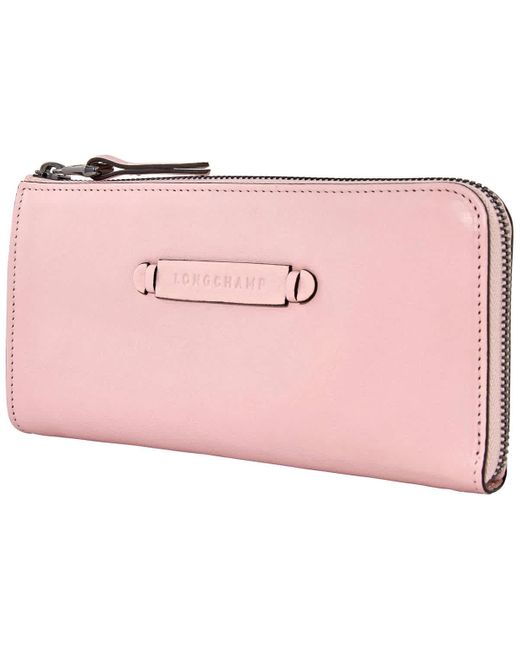 longchamp pink wallet