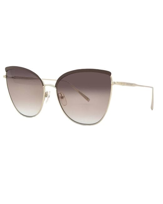 Longchamp Brown Grey Gradient Butterfly Sunglasses Lo130s 718 60