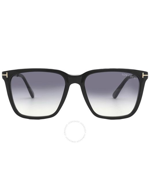 Tom Ford Multicolor Garrettt Grey Gradient Square Sunglasses for men