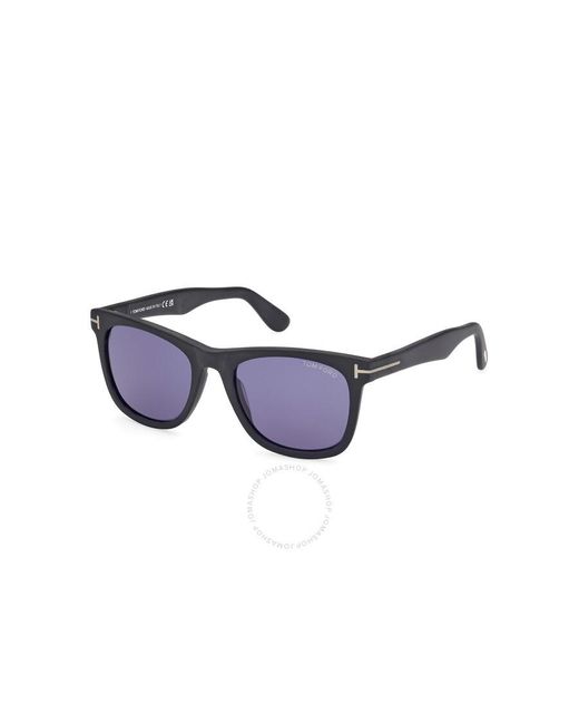 Tom Ford Kevyn Blue Square Sunglasses Ft1099 02v 52 for men