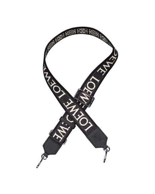 Loewe Black Anagram Strap