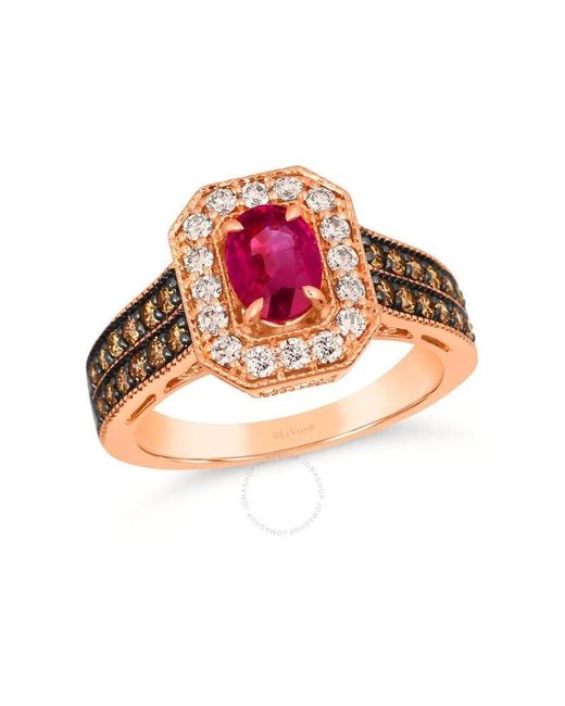 Le Vian Pink Passion Ruby Collection Rings Set