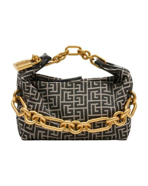 Balmain Metallic Sync Shoulder Bag