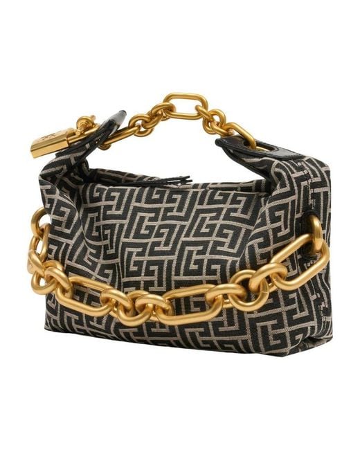Balmain Metallic Sync Shoulder Bag