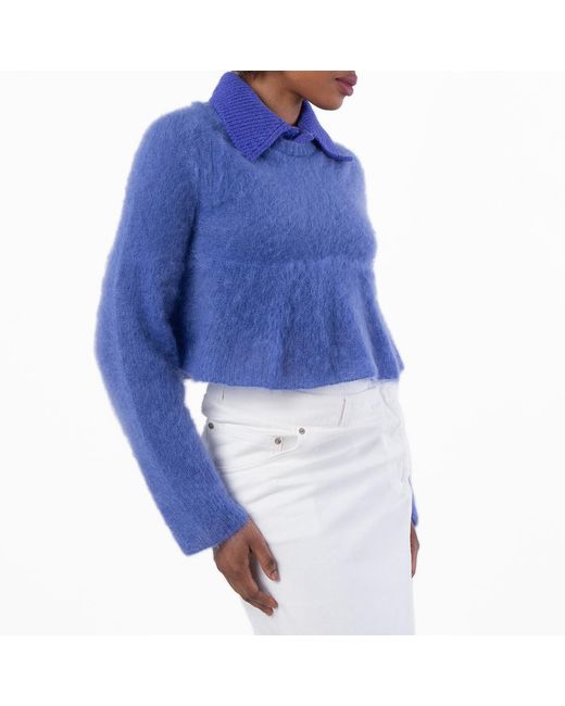 Loewe Blue Polo Sweater