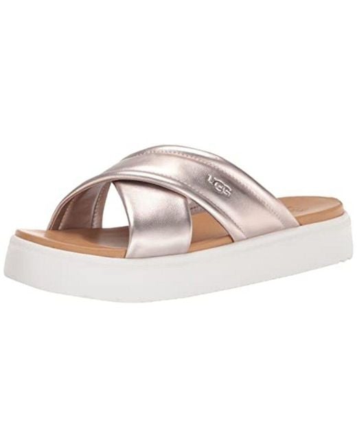 Ugg Pink Zayne Crossband Sandals