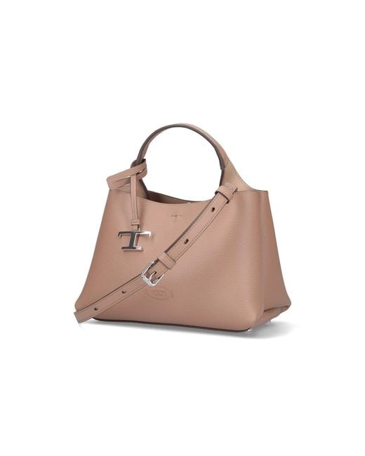 Tod's Pink Tod's T-Timeless Mini Bag