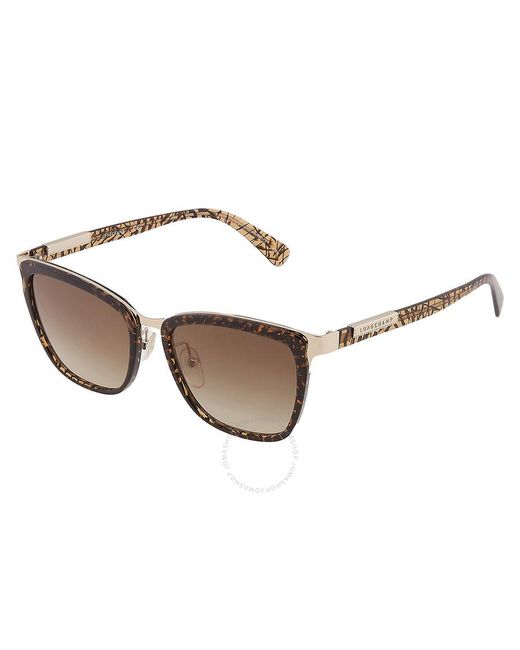 Longchamp Black Square Sunglasses Lo643s 211 54