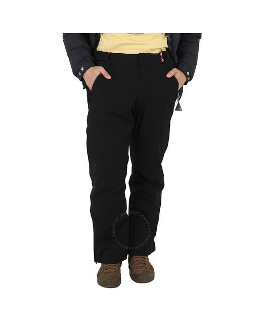 Moncler Black Nylon Ski Trousers for men