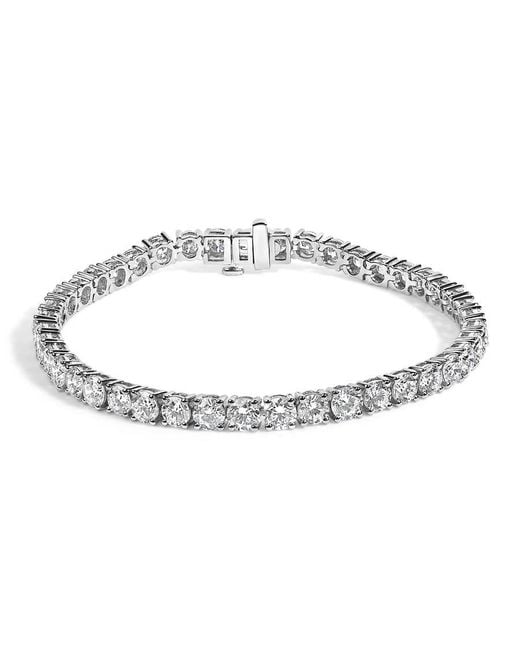 Haus of Brilliance Metallic Igi Certified 14K 11.0 Cttw Lab Grown Diamond Tennis Bracelet