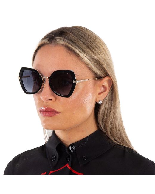 Marc Jacobs Grey Gradient Butterfly Sunglasses Mj 1078/s 0807/9o  