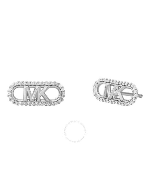 Michael Kors Metallic Sterling Empire Link Earrings
