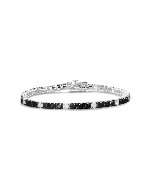 Haus of Brilliance White 925 Sterling 8.0 Cttw And Diamond Tennis Bracelet