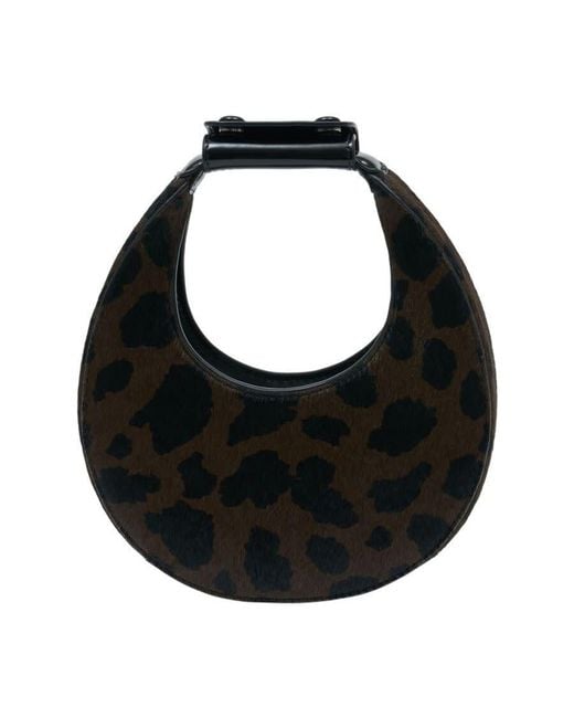 Staud Black Good Night Moon Top Handle Bag
