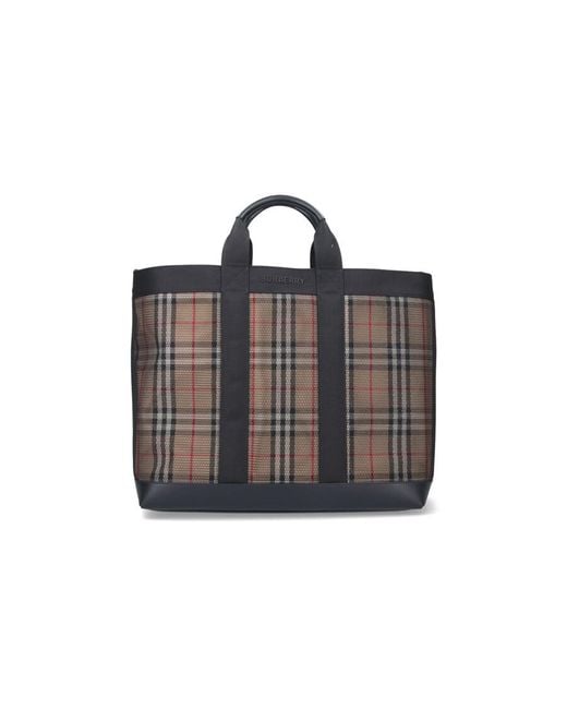 Burberry Black Ormond Shopper Bag