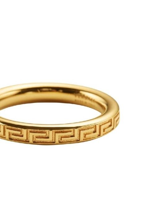 Versace Multicolor Light Greca Ring