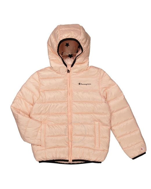 Champion Natural Girls Legacy Hooded Puffer Jacket
