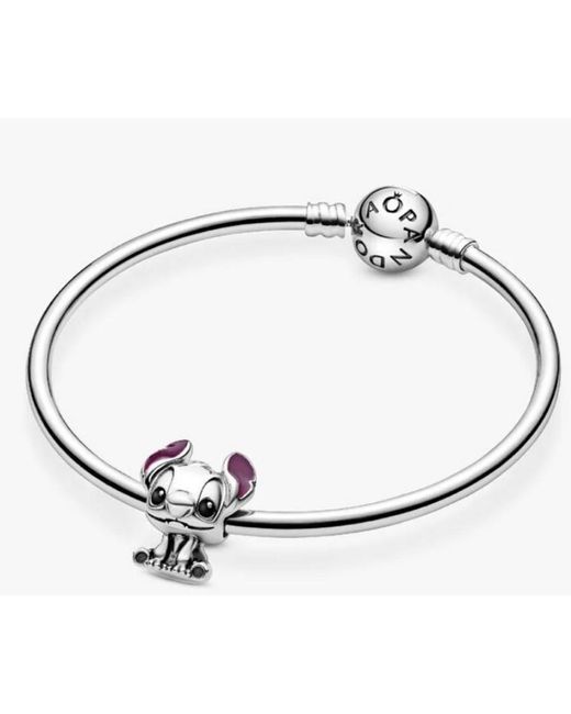 Pandora Pink Sterling Silver Disney Lilo And Stitch Charm for men