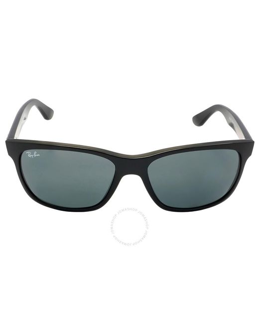 Ray-Ban Gray Dark Grey Square Sunglasses Rb4181 601/87 57 for men
