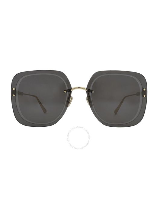 Dior Gray Ultra Smoke Square Sunglasses Cd40031u 10a 65