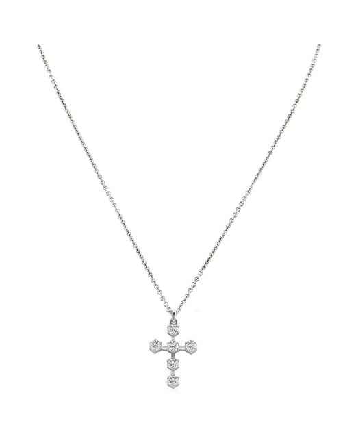 Swarovski Metallic Insigne Pendant Cross Constella Rhodium Shiny