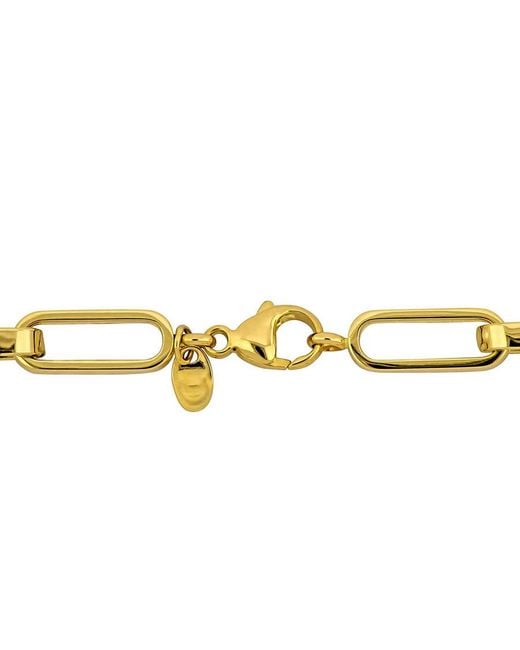 Amour Metallic 1 3/5 Ct Tgw Cubic Zirconia Paper Clip Neckace