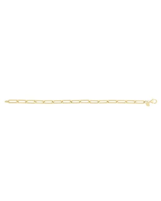 Kylie Harper Metallic Ladies 14K Thick 4.8Mm Paperclip Statement Bracelet for men