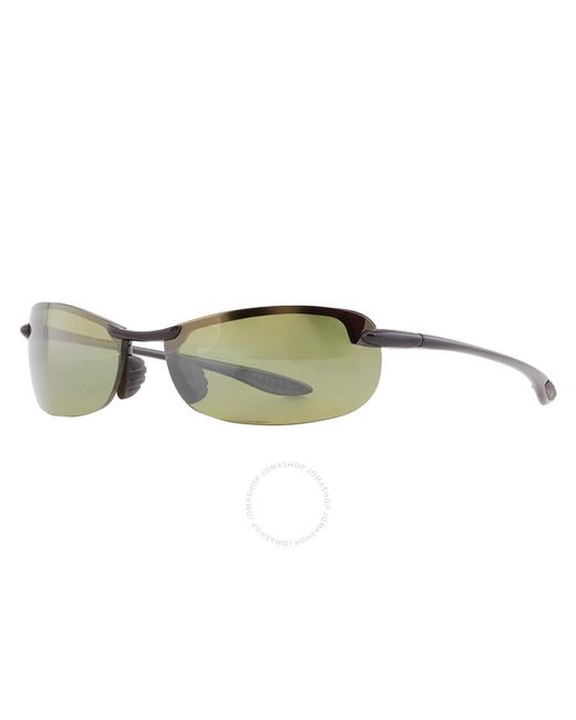 Maui Jim Multicolor Makaha Maui Ht Wrap Sunglasses Ht405-02 64